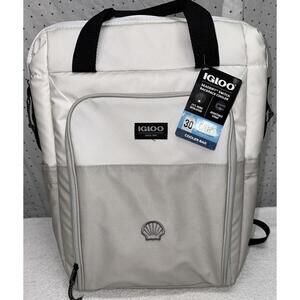 Igloo Switch 30-Can Backpack, Color White/Grey See Pic For Spot From Store